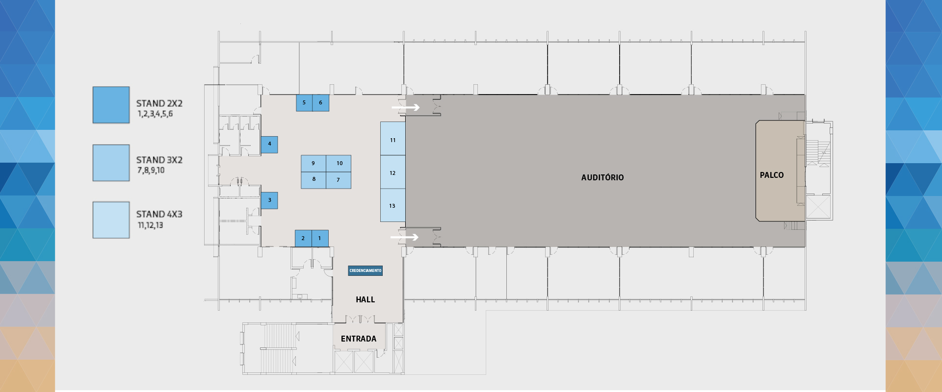Mapa do Evento